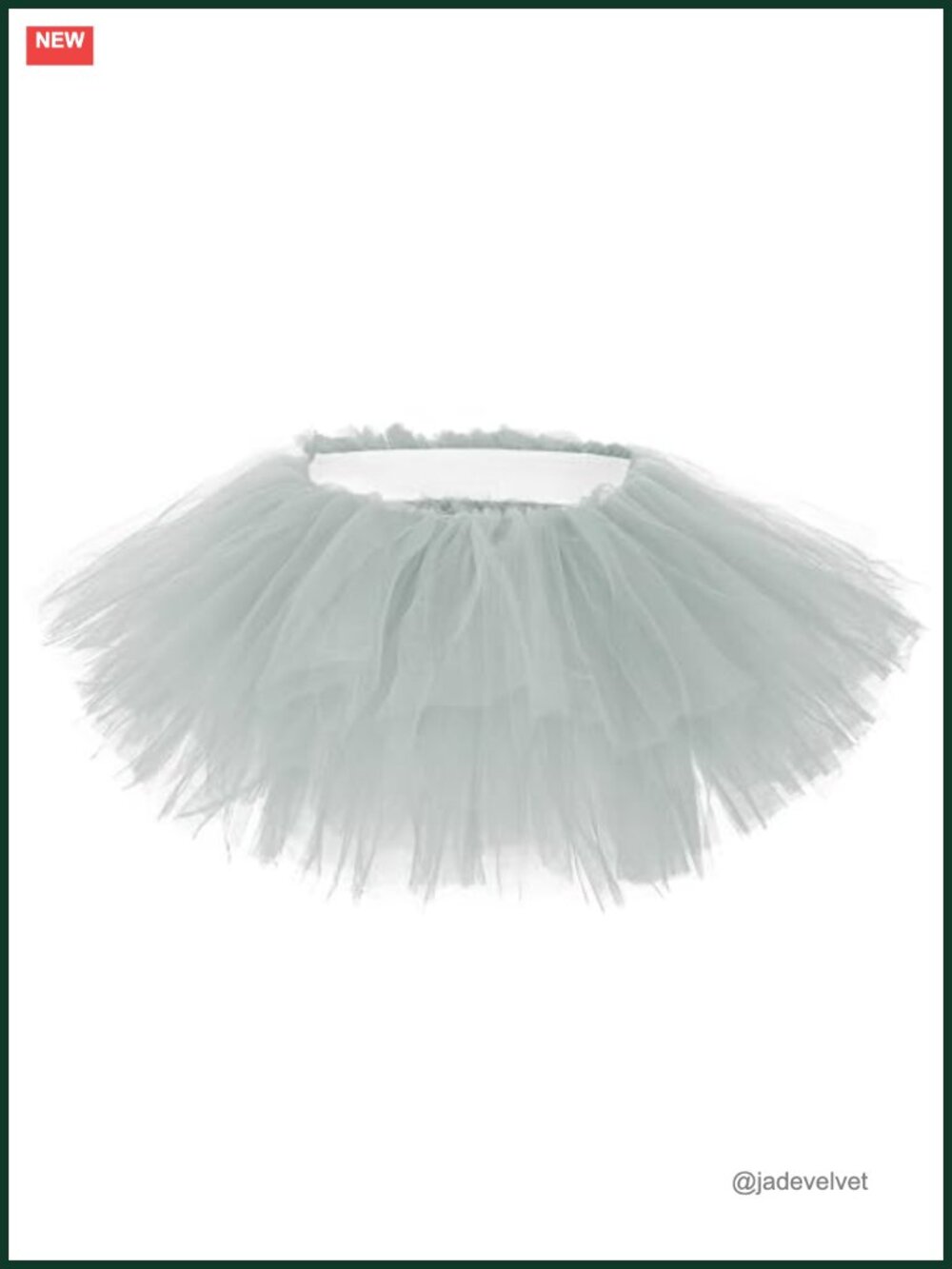 5-Layer Tulle Tutu Skirt Elastic Waist Dance Costume